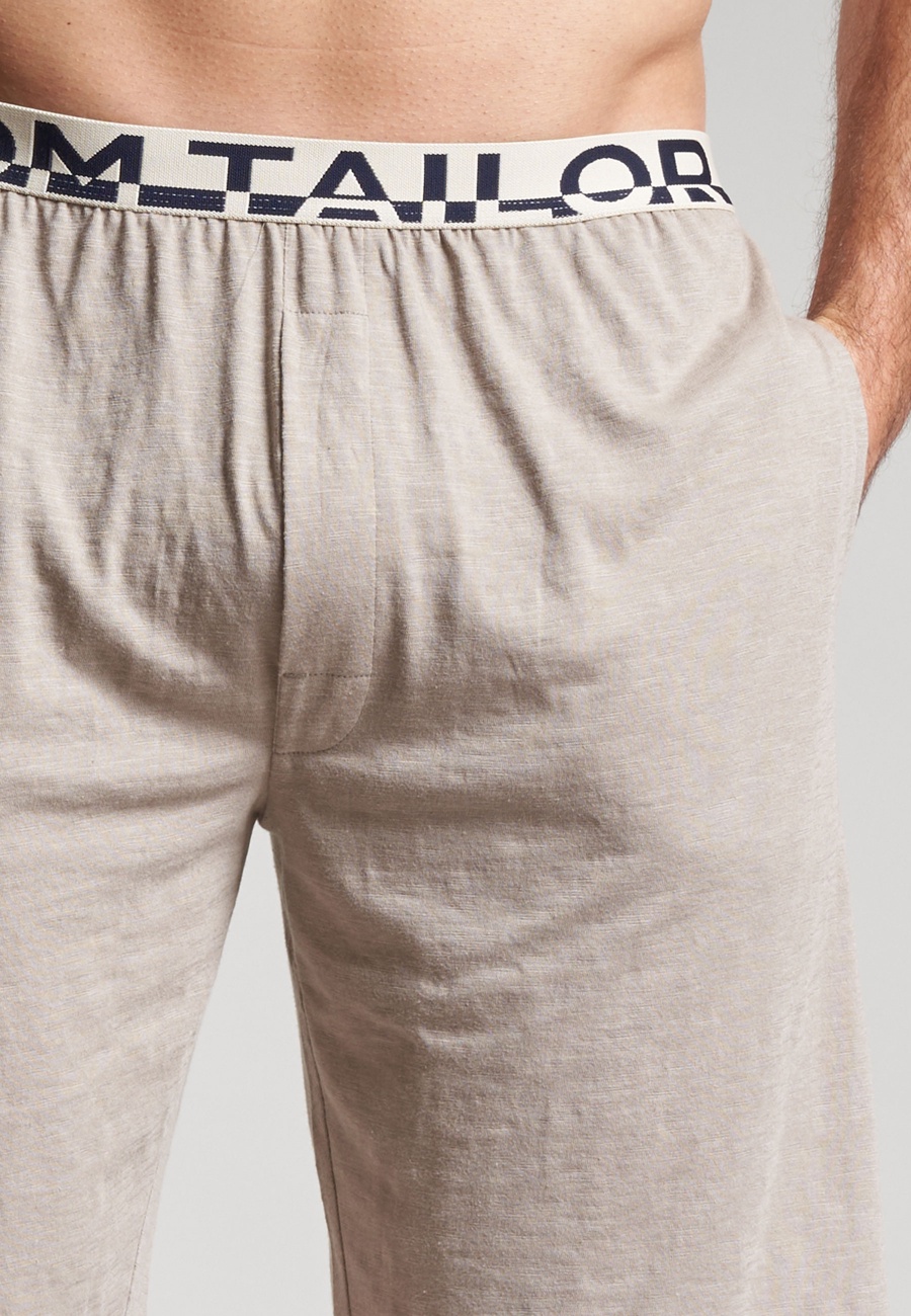TOM TAILOR Herren Bermuda grau melange