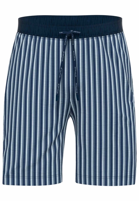 TOM TAILOR Herren Bermuda blau längsgestreift
