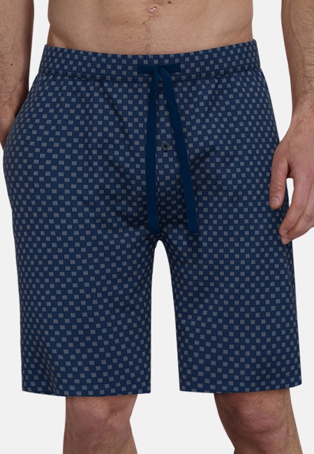 TOM TAILOR Herren Bermuda blau bedruckt