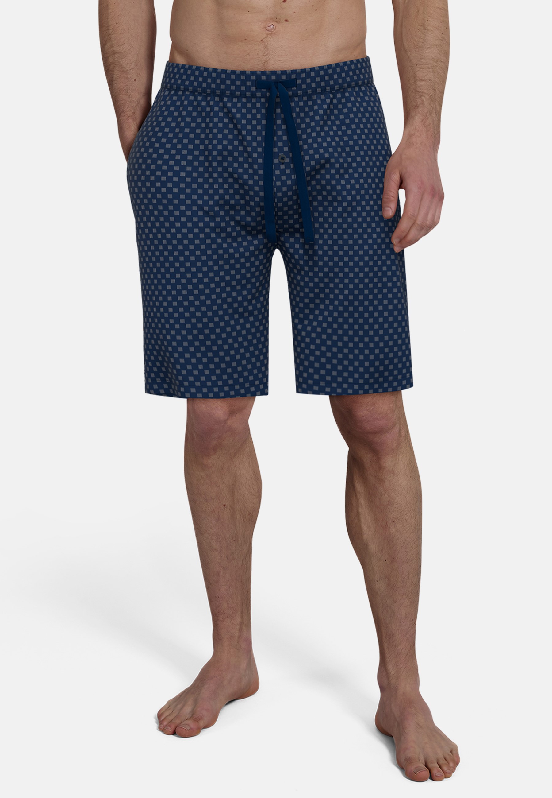 TOM TAILOR Herren Bermuda blau bedruckt