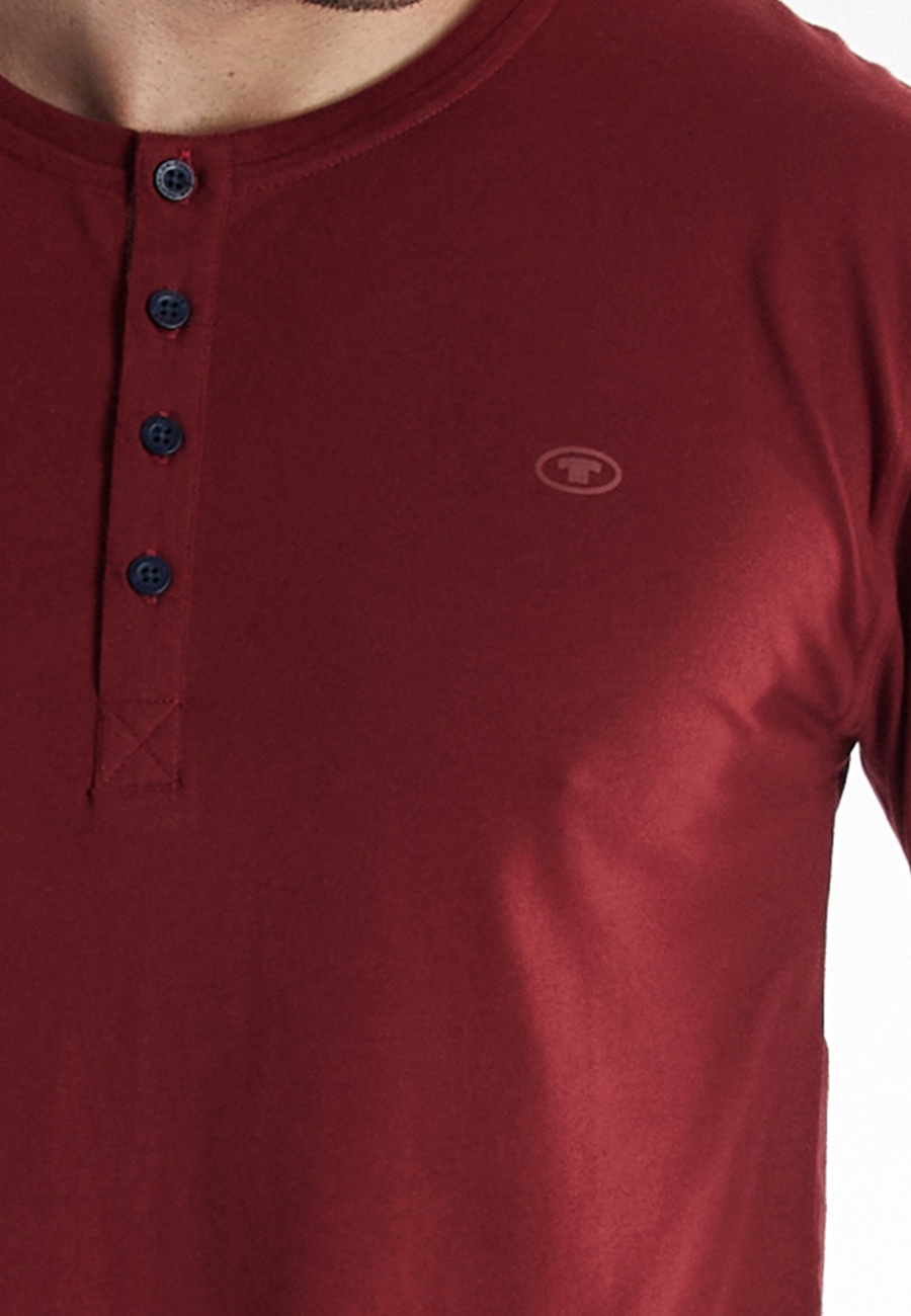 TOM TAILOR Herren Pyjama rot kariert