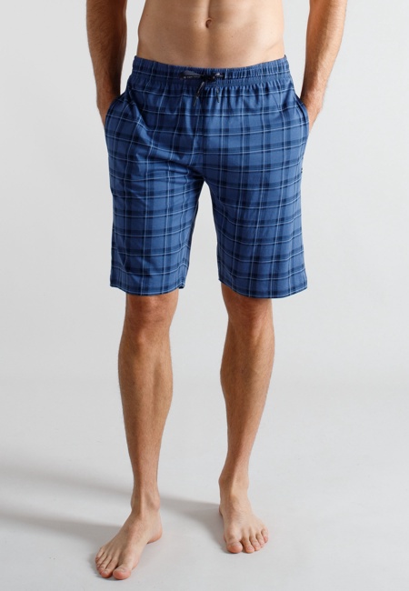 TOM TAILOR Herren Bermuda blau kariert