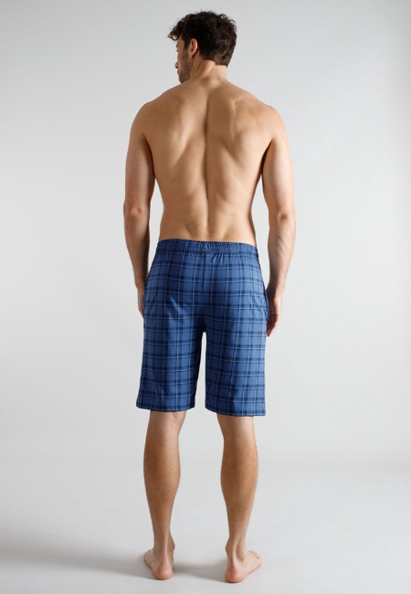 TOM TAILOR Herren Bermuda blau kariert