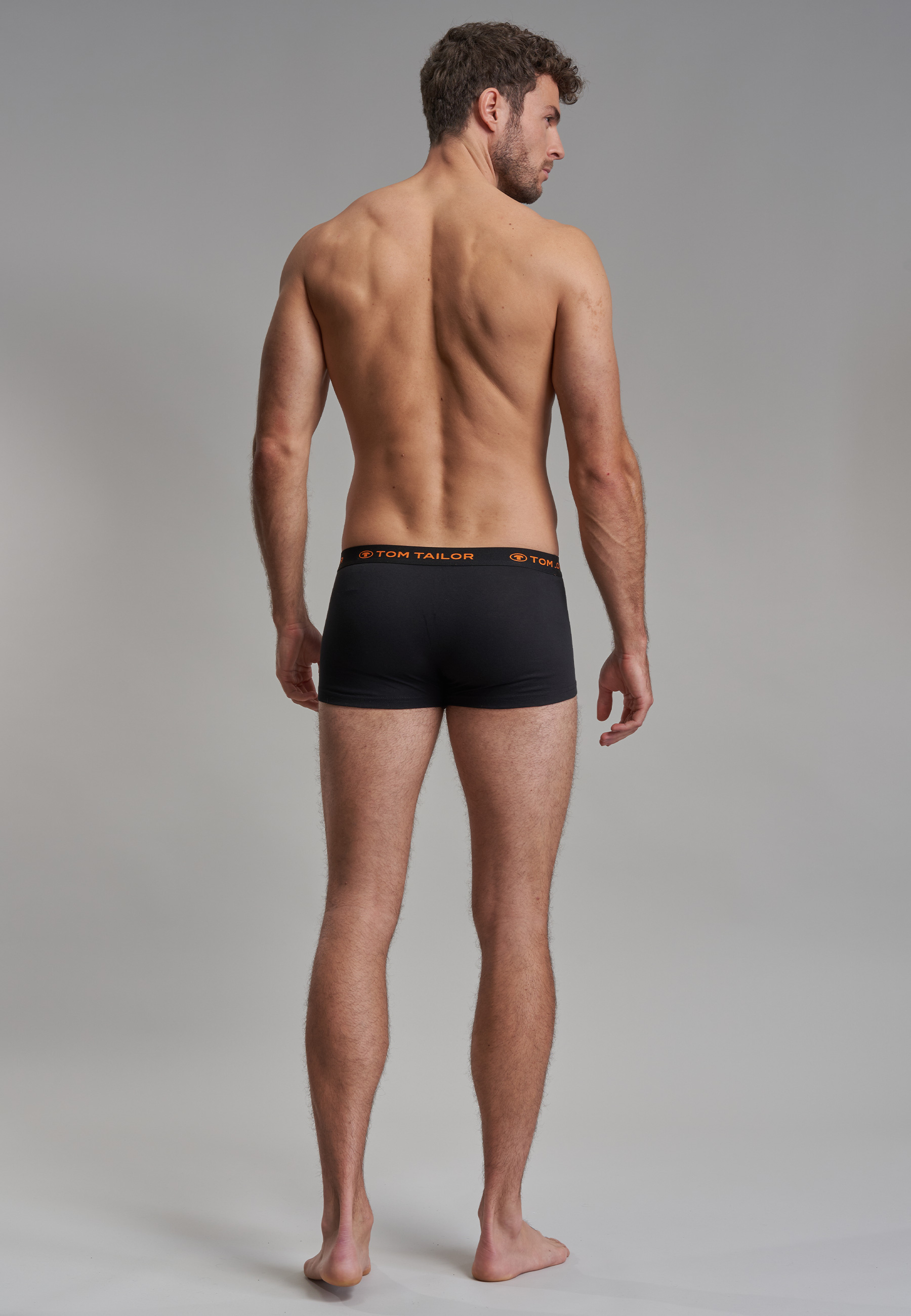 TOM TAILOR Herren Hip Pants schwarz uni 5er Pack