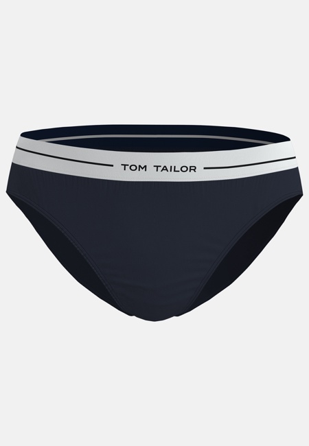 TOM TAILOR Herren Slip blau uni