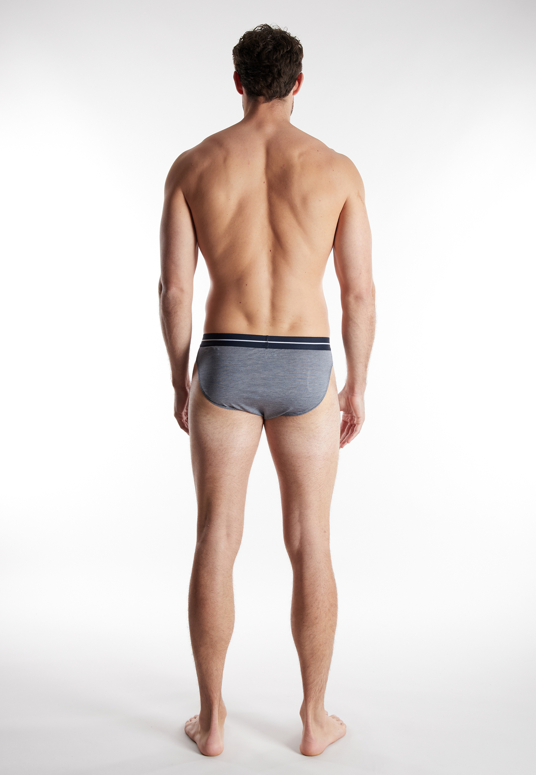 TOM TAILOR Herren Slip blau uni
