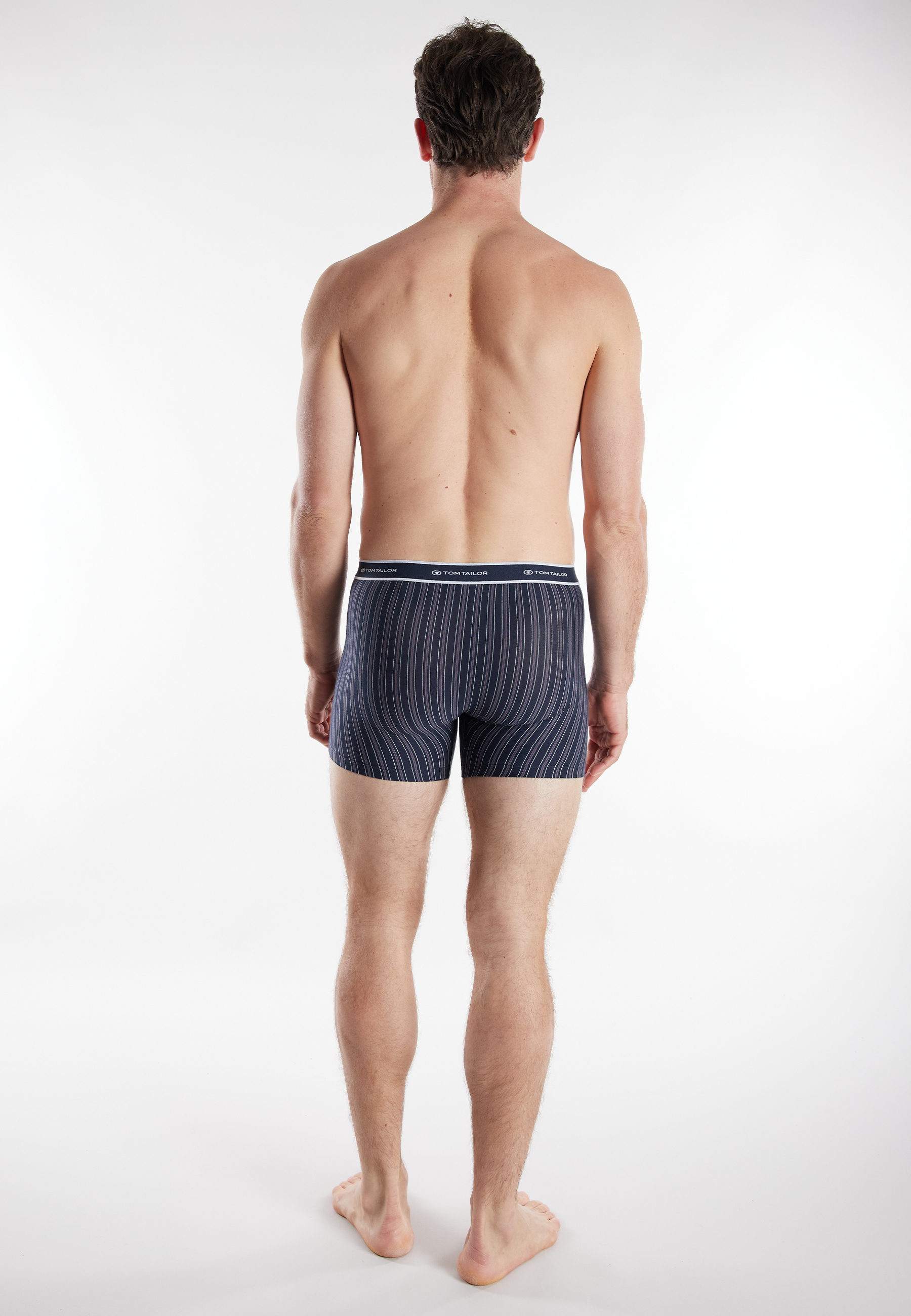 TOM TAILOR Herren Long-Pants blau uni 2er Pack