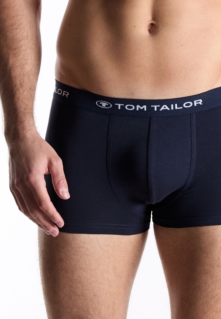 TOM TAILOR Herren Pants blau uni 3er Pack