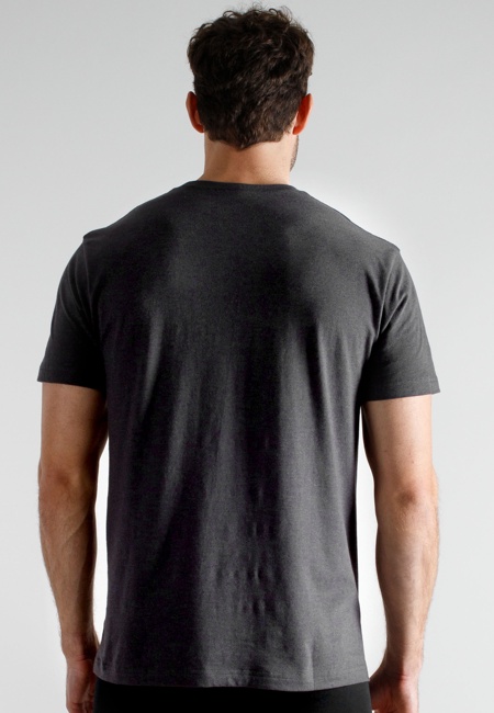 TOM TAILOR Herren T-Shirt schwarz uni 3er Pack