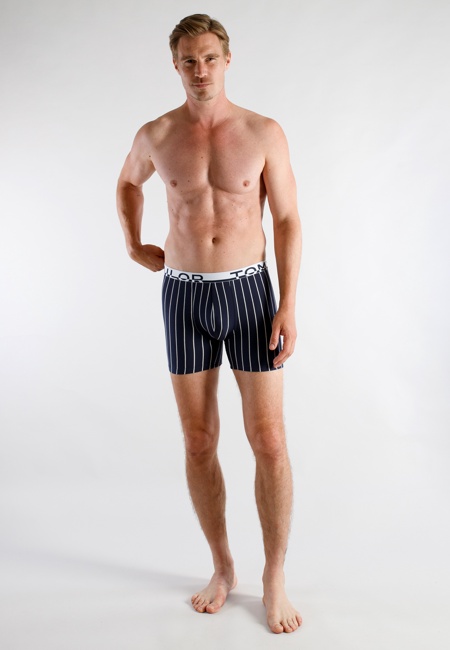 TOM TAILOR Herren Long-Pants blau bedruckt 2er Pack