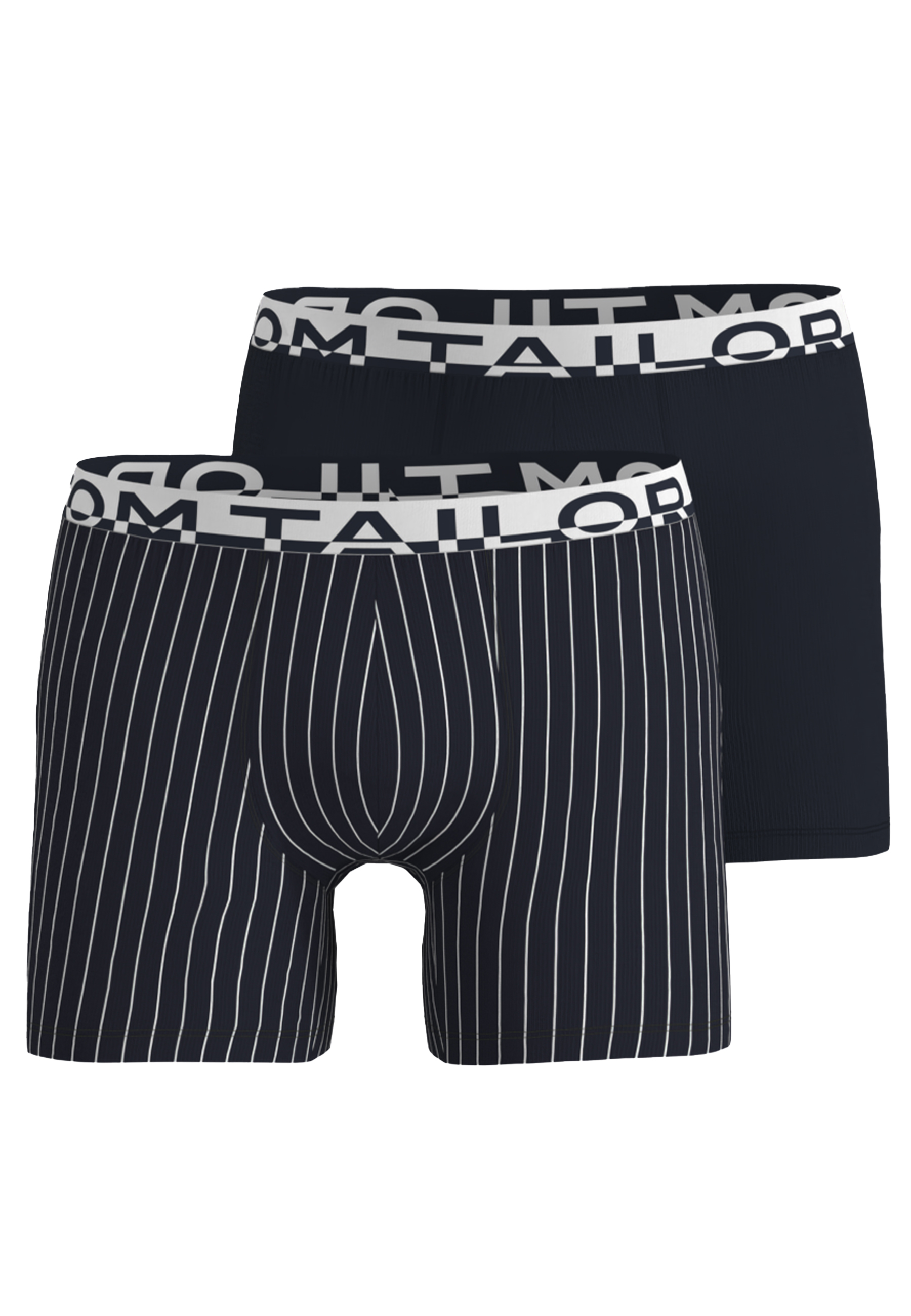 TOM TAILOR Herren Long-Pants blau bedruckt 2er Pack
