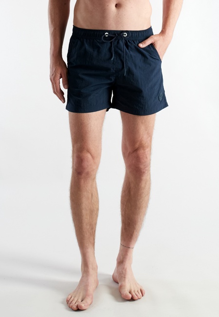 Herren Badehose blau uni