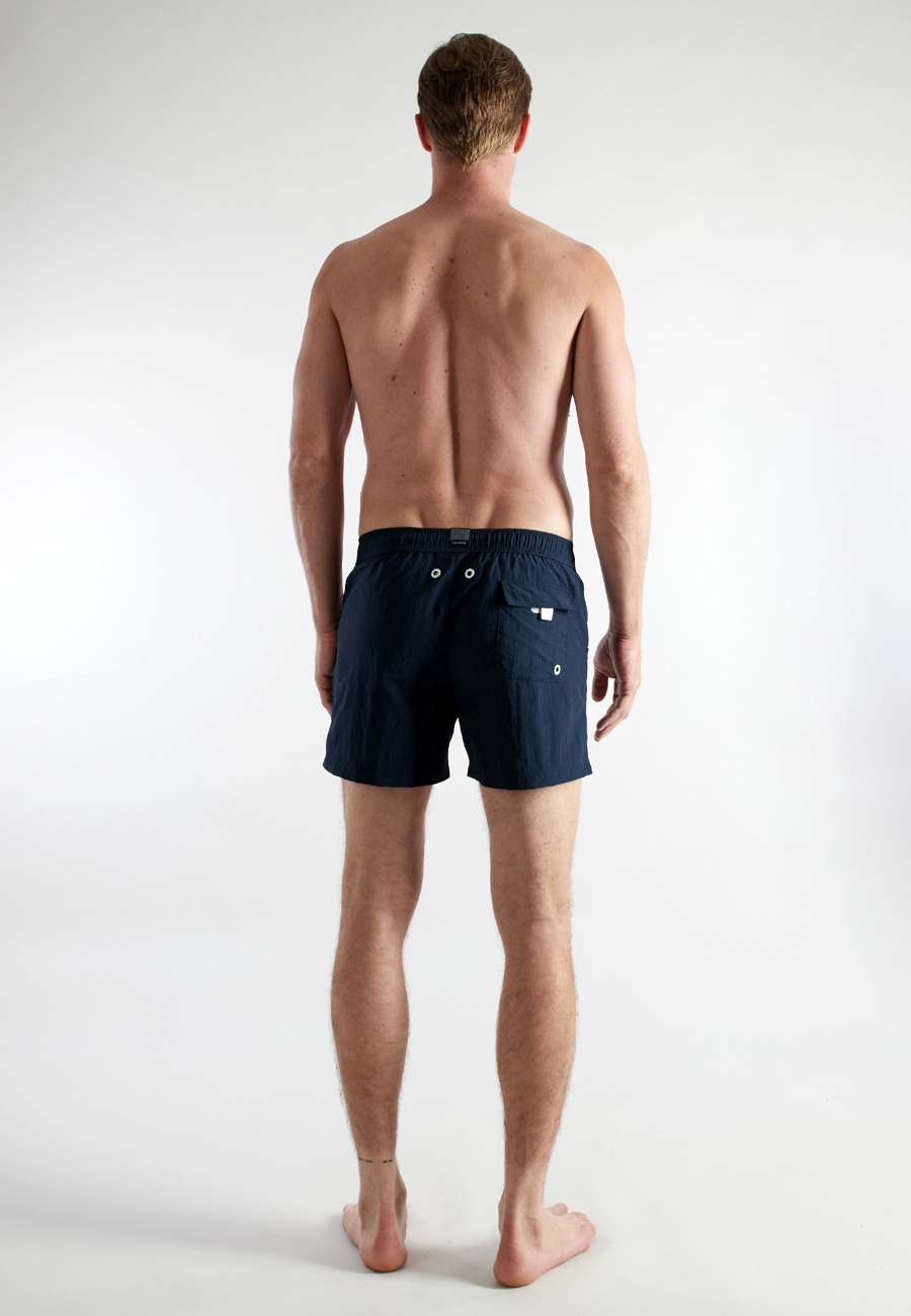 Herren Badehose blau uni