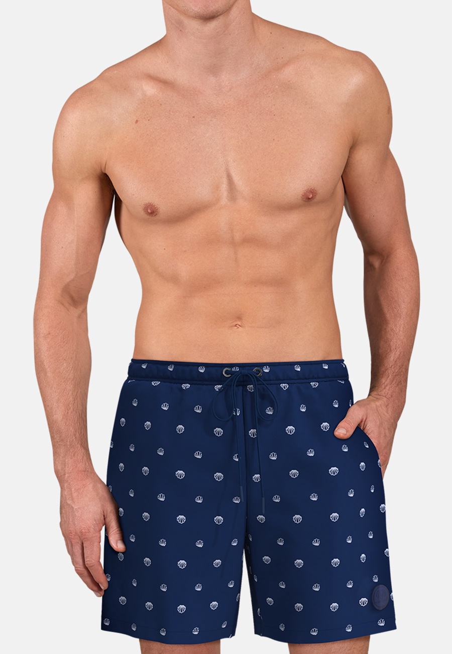 CECEBA Herren Badehose blau minimal