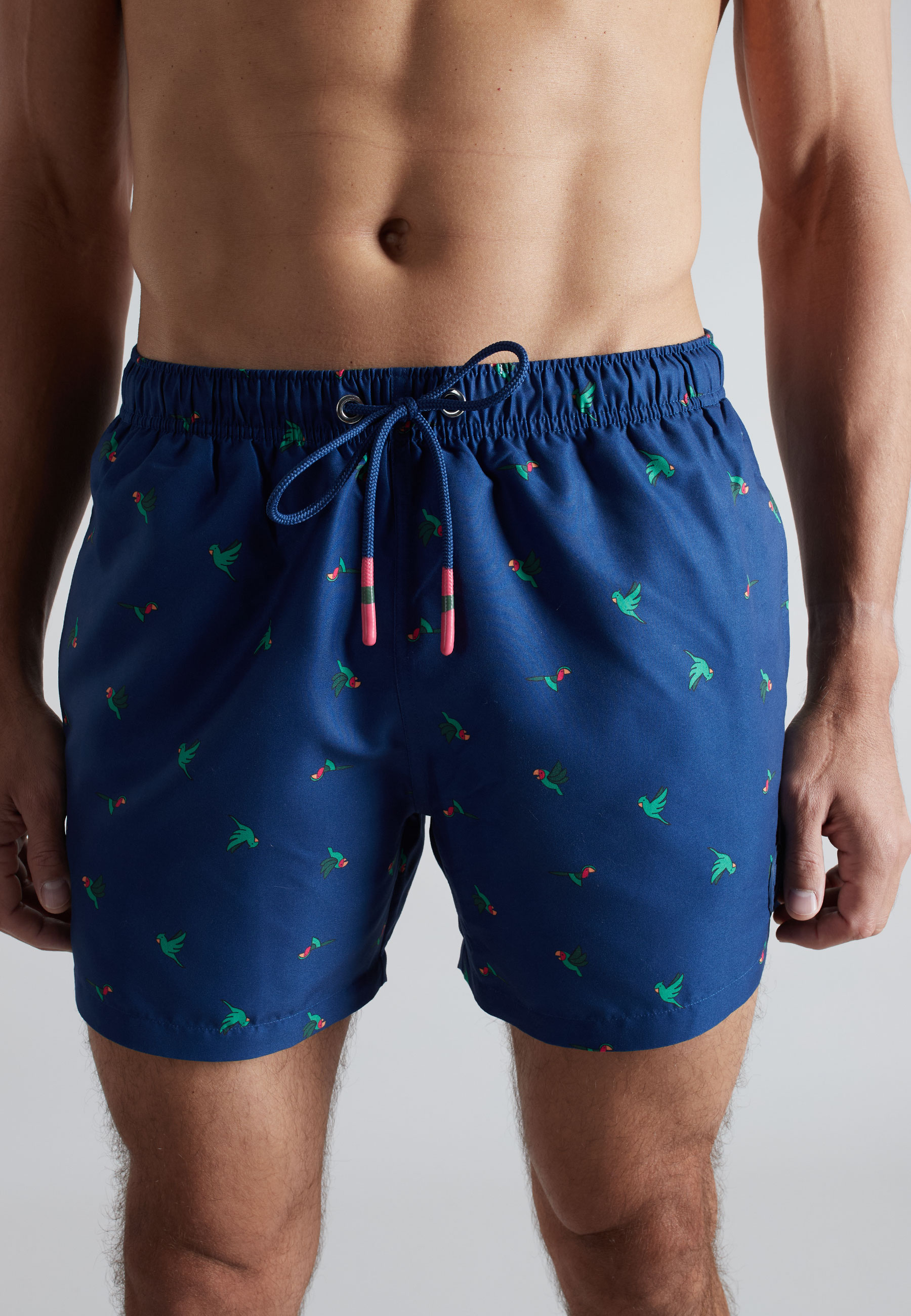 CECEBA Herren Badeshorts blau bedruckt