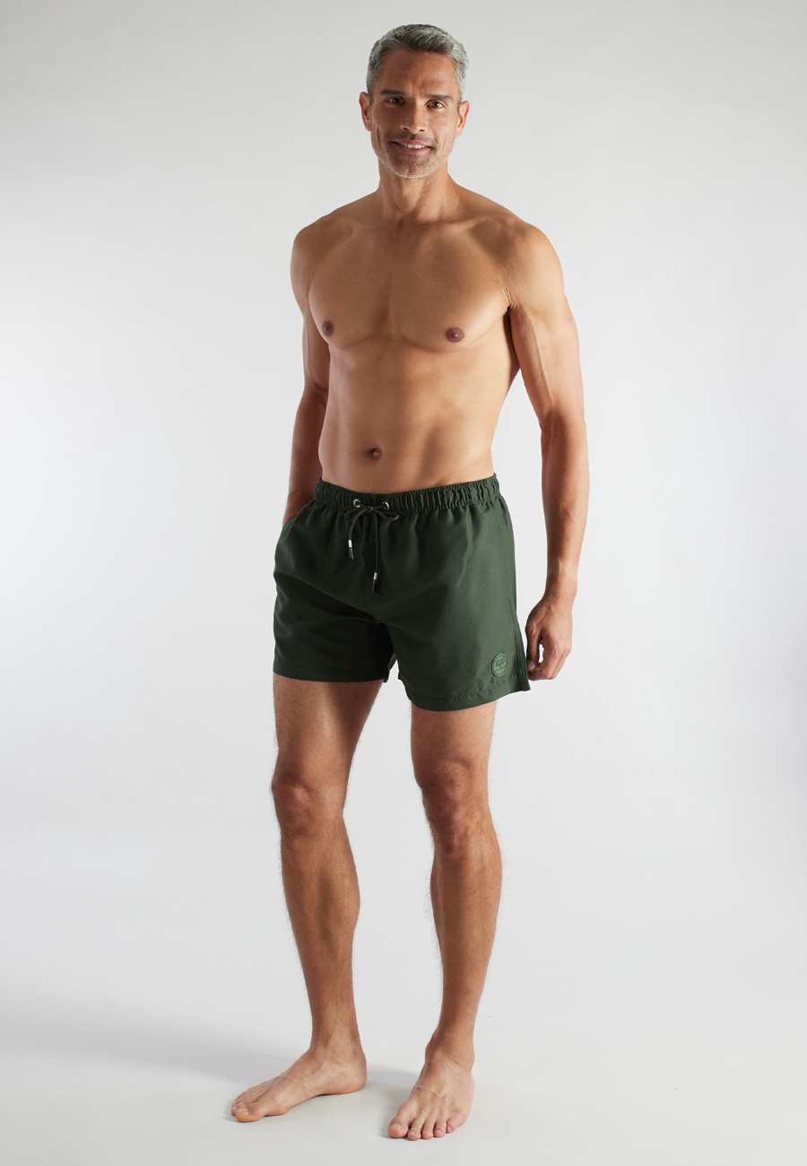 CECEBA Herren Badeshorts grün uni