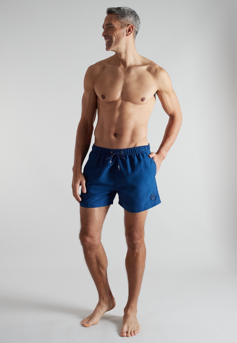 CECEBA Herren Badeshorts blau uni