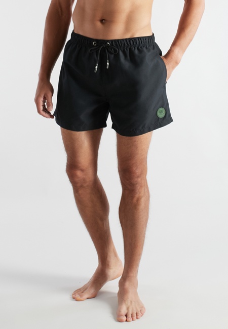 CECEBA Herren Badeshorts schwarz uni