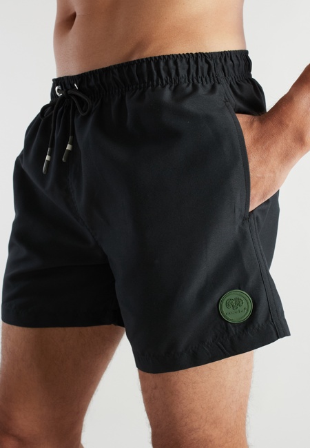 CECEBA Herren Badeshorts schwarz uni