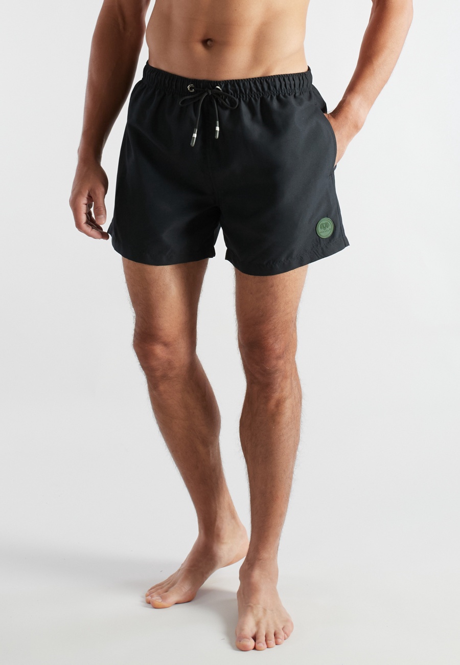 CECEBA Herren Badeshorts schwarz uni