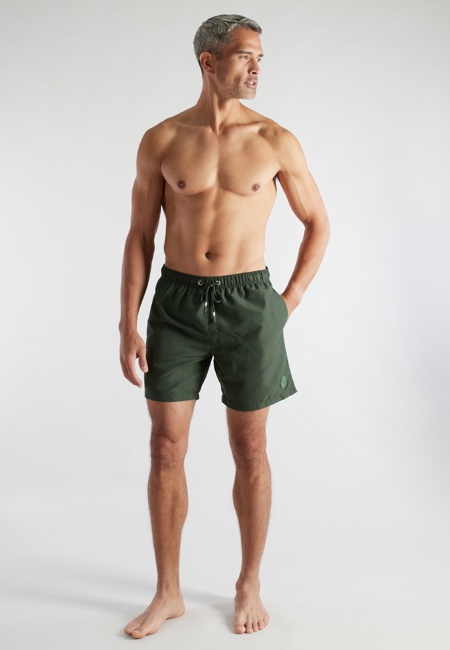 CECEBA Herren Badeshorts grün uni