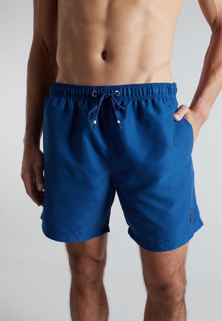 CECEBA Herren Badeshorts blau uni