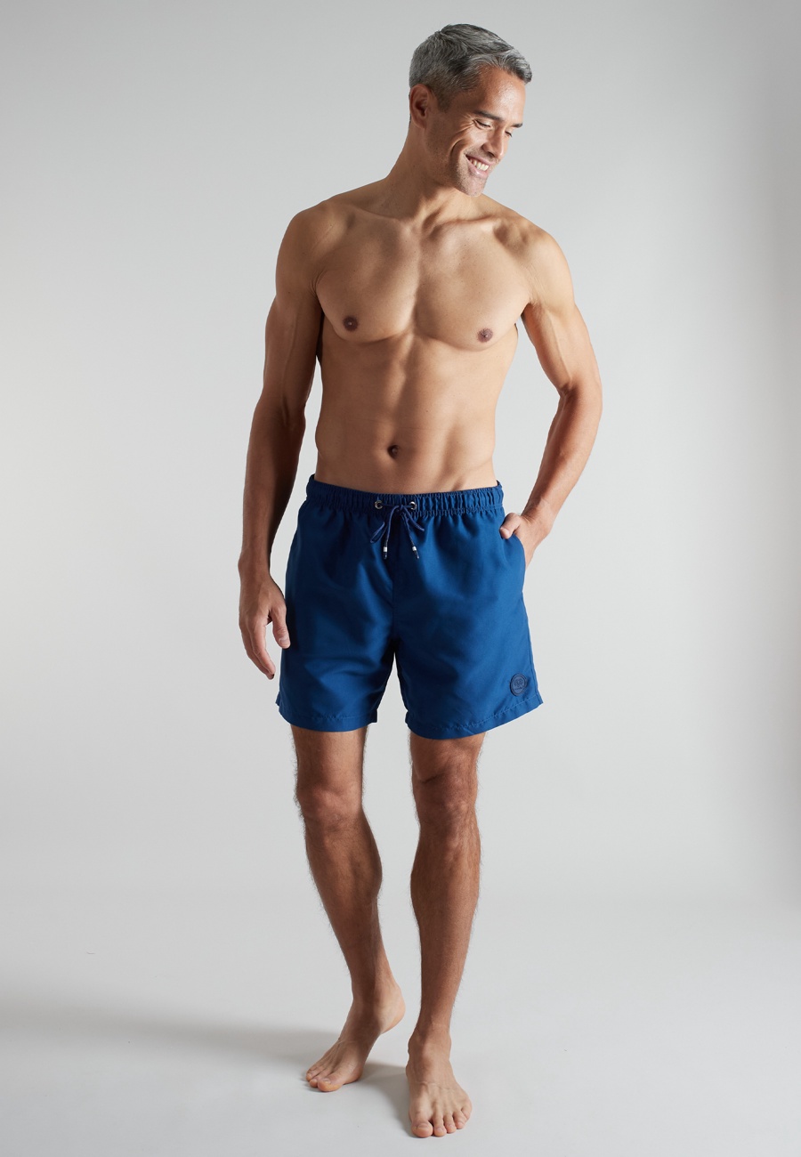 CECEBA Herren Badeshorts blau uni