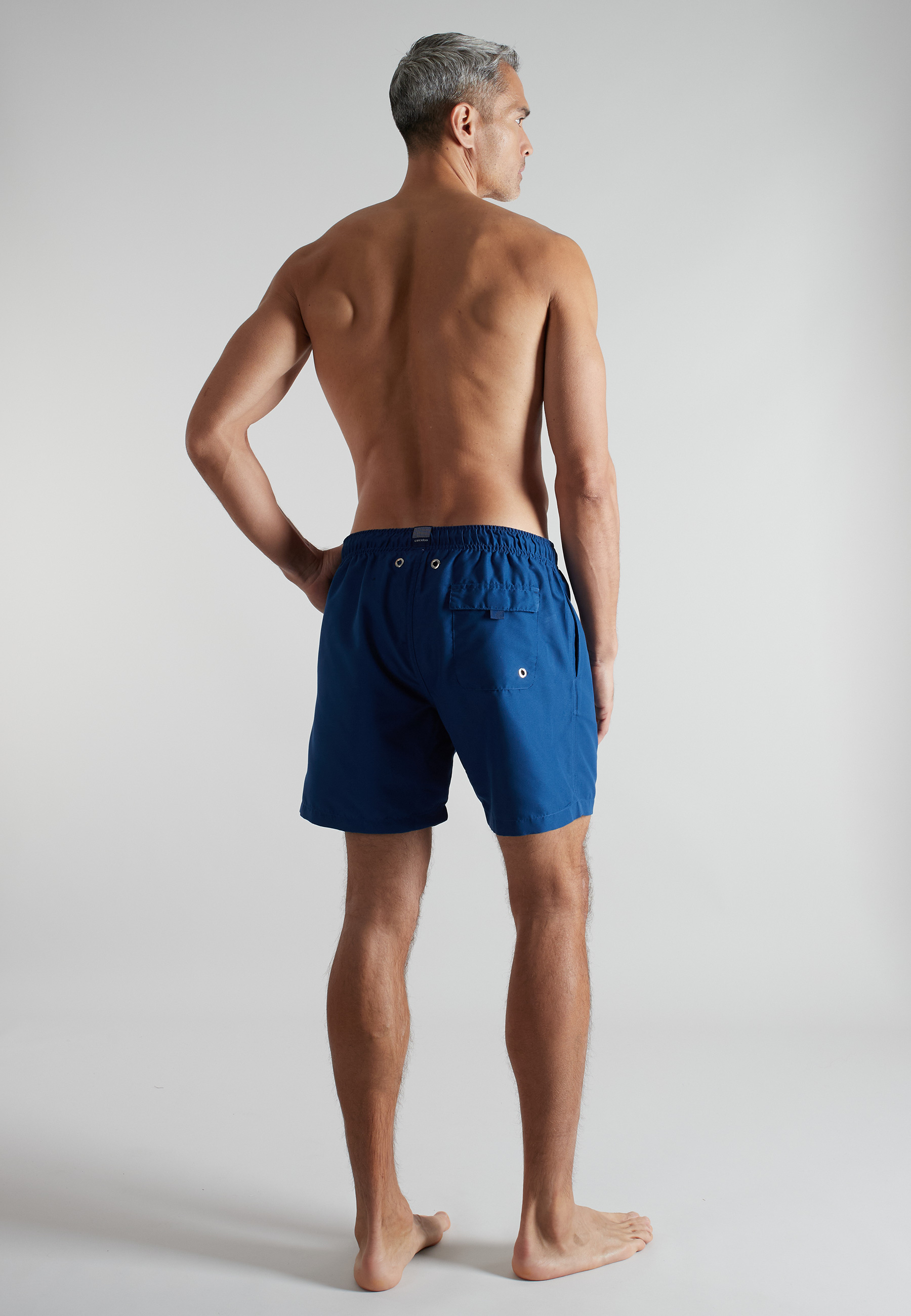 CECEBA Herren Badeshorts blau uni