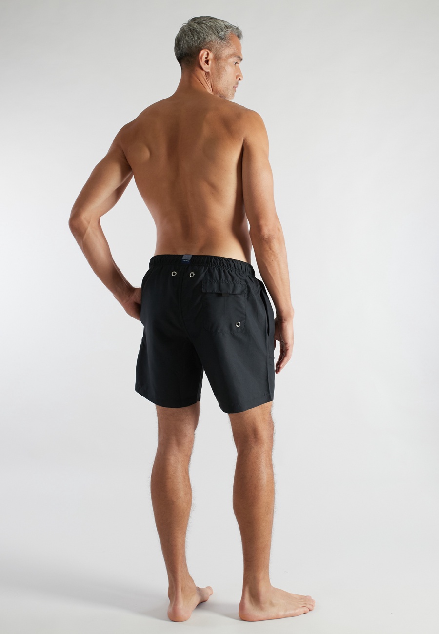 CECEBA Herren Badeshorts schwarz uni