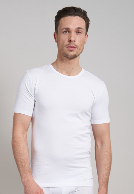 Herren T-Shirt weiß uni 2er Pack