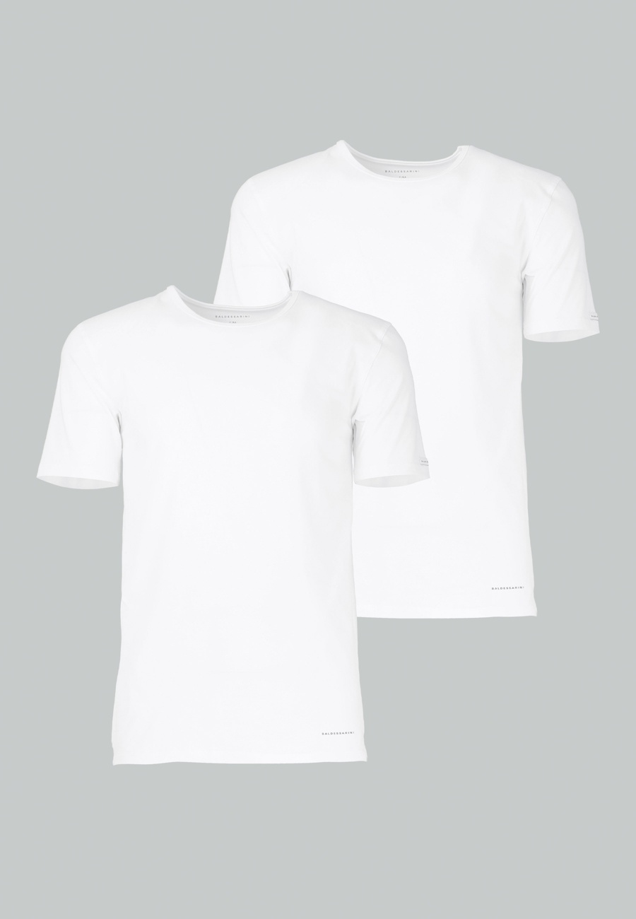 Herren T-Shirt weiß uni 2er Pack