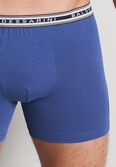 Baldessarini Herren Long-Pants blau uni 3er Pack