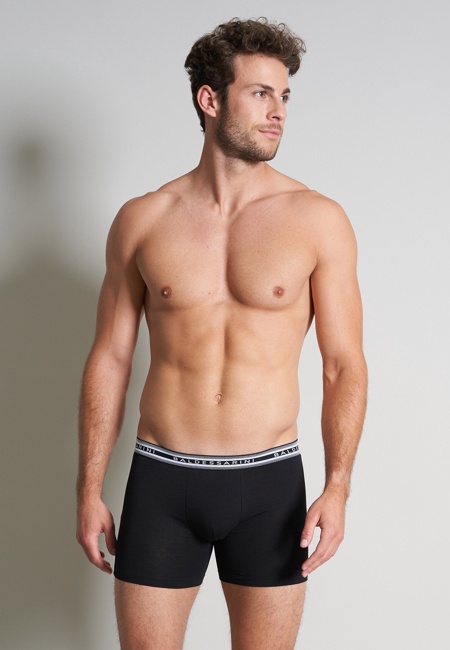 Baldessarini Herren Long-Pants schwarz uni 3er Pack