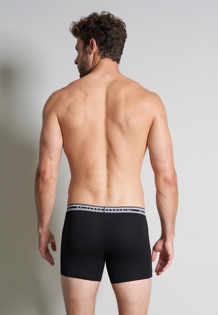 Baldessarini Herren Long-Pants schwarz uni 3er Pack