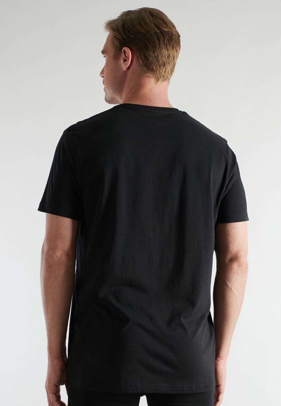 VfB Herren Shirt schwarz uni 2er Pack