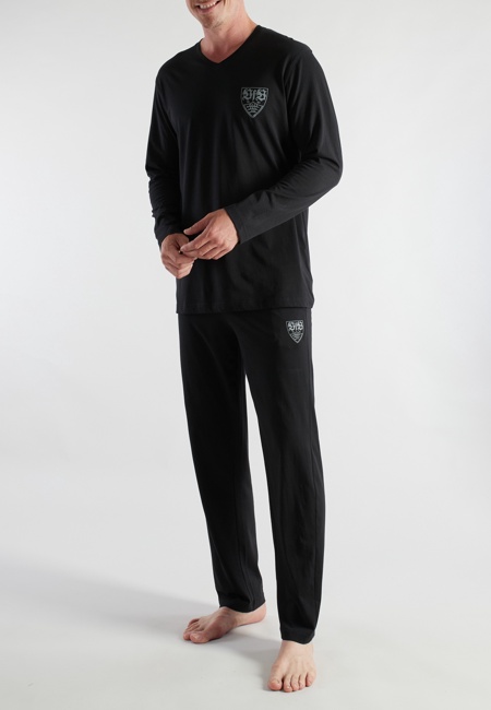 VfB Herren Pyjama schwarz