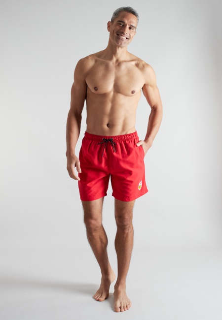 VfB Herren Badeshorts rot uni