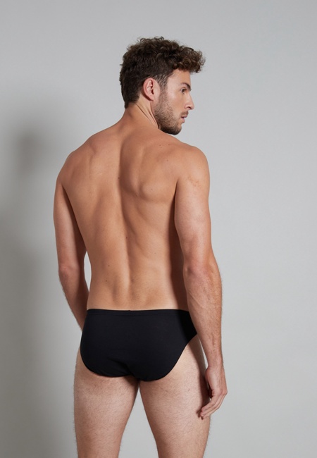 TOM TAILOR Herren Slip schwarz uni 7er Pack