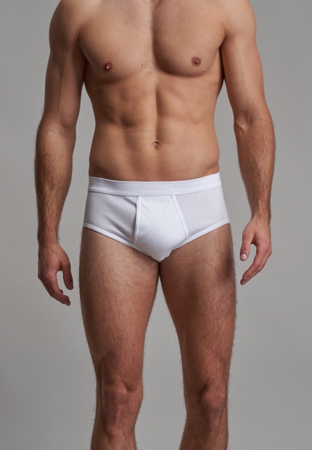 GÖTZBURG Herren Slip weiß uni 4er Pack