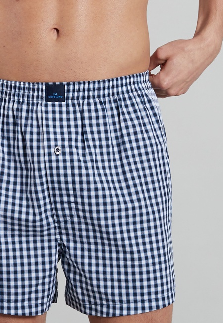 GÖTZBURG Herren Boxershort blau 4er Pack