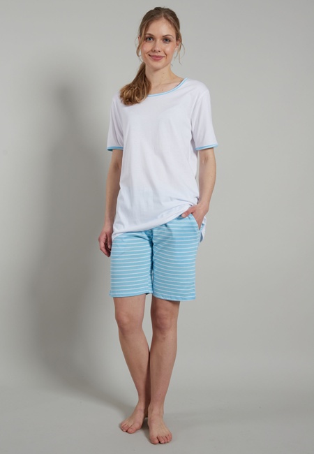 GÖTZBURG Damen Shorty blau uni