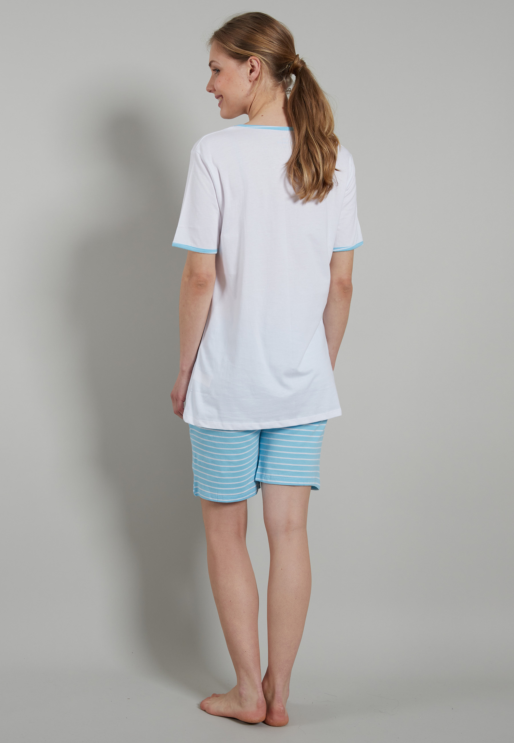 GÖTZBURG Damen Shorty blau uni