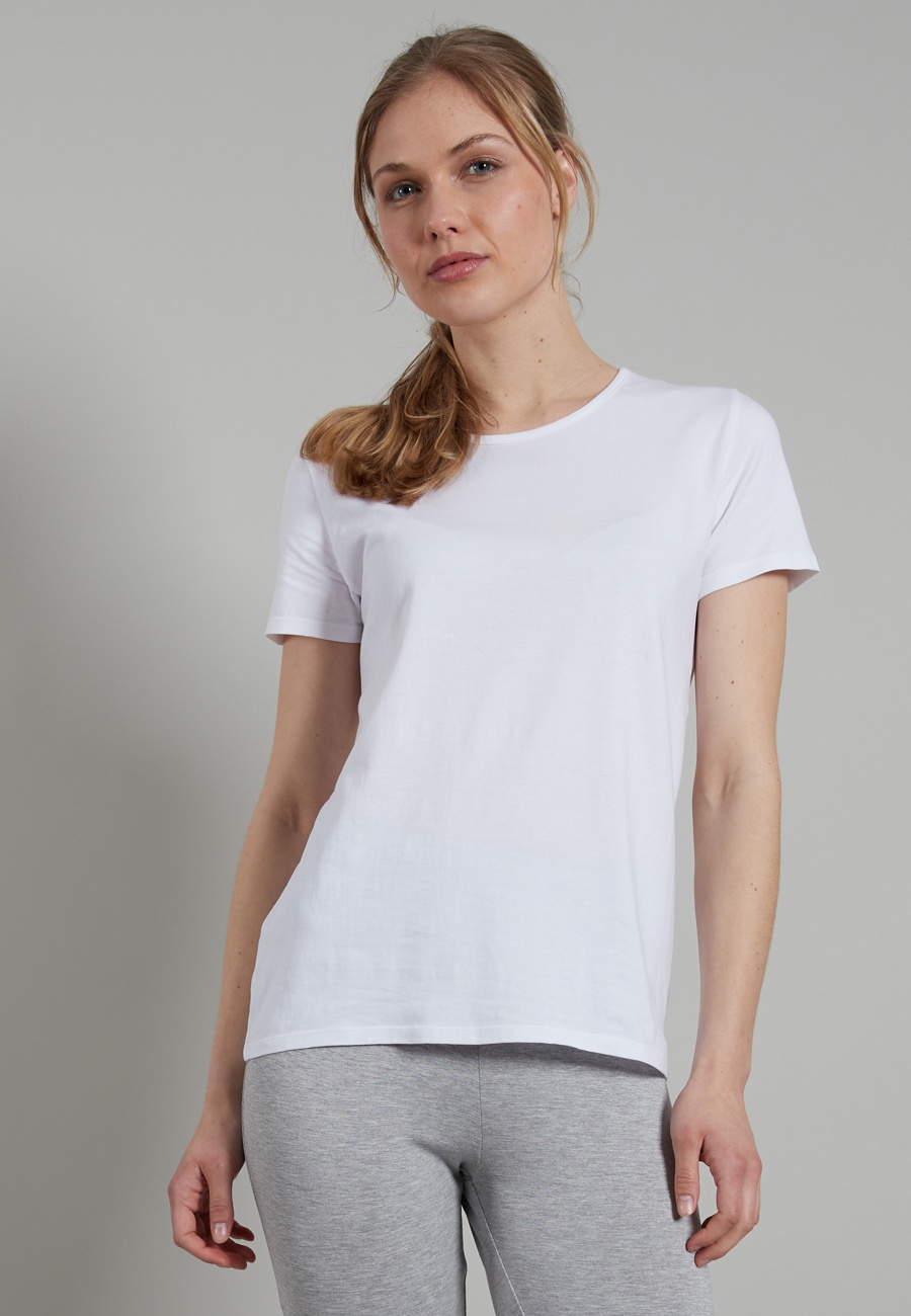 GÖTZBURG Damen Shirt weiß uni 3er Pack