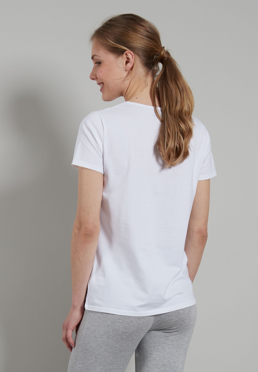 GÖTZBURG Damen Shirt weiß uni 3er Pack