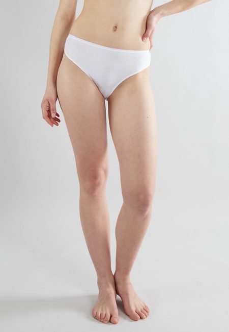 GÖTZBURG Damen Slip weiß uni 5er Pack