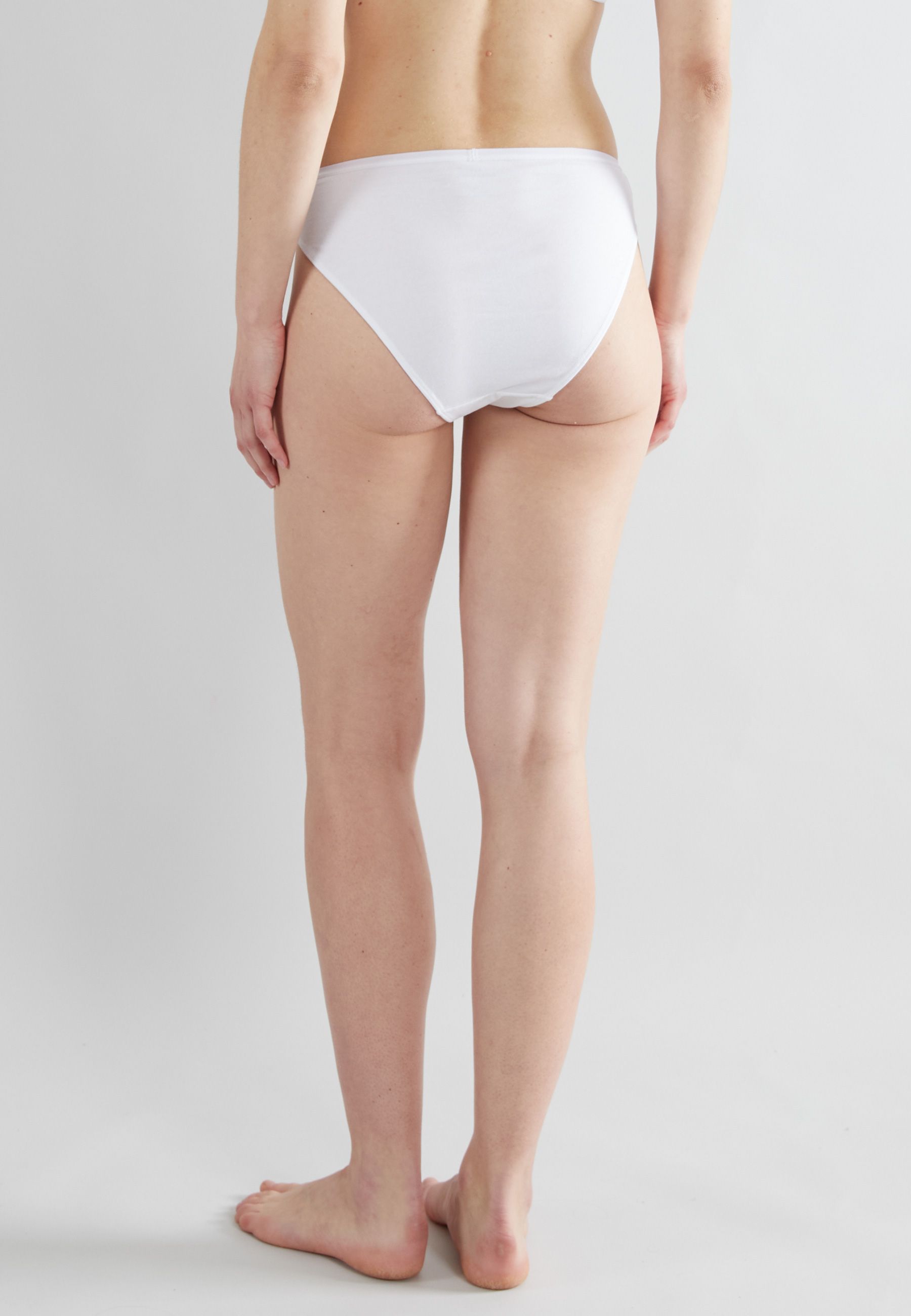 GÖTZBURG Damen Slip weiß uni 5er Pack