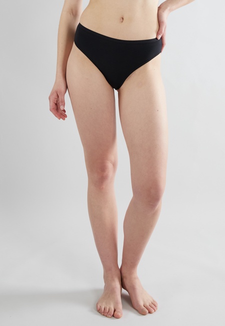 GÖTZBURG Damen Slip schwarz uni 5er Pack