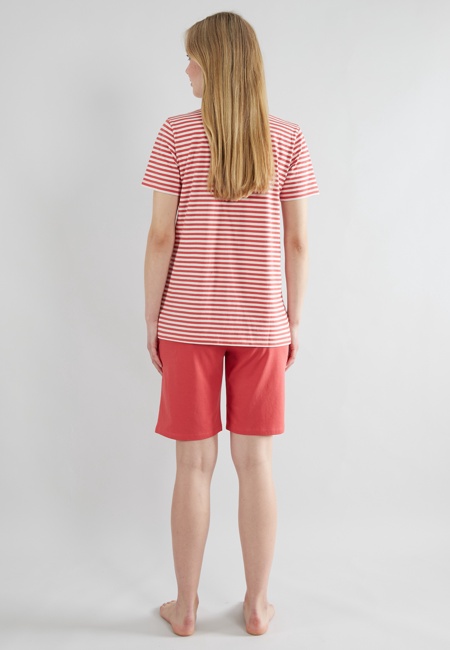 GÖTZBURG Damen Shorty rot quergestreift