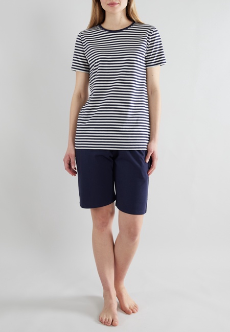 GÖTZBURG Damen Shorty blau quergestreift