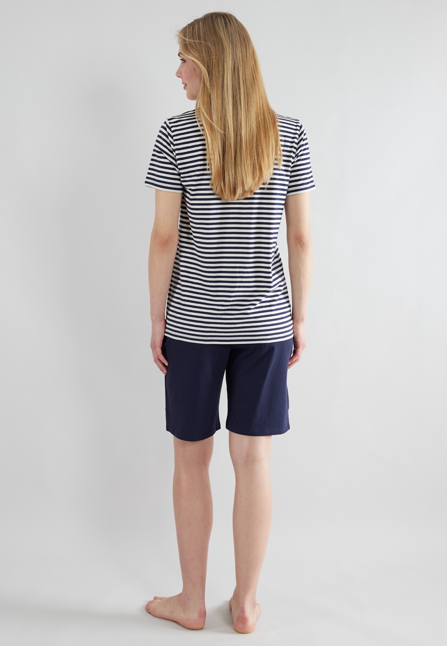 GÖTZBURG Damen Shorty blau quergestreift